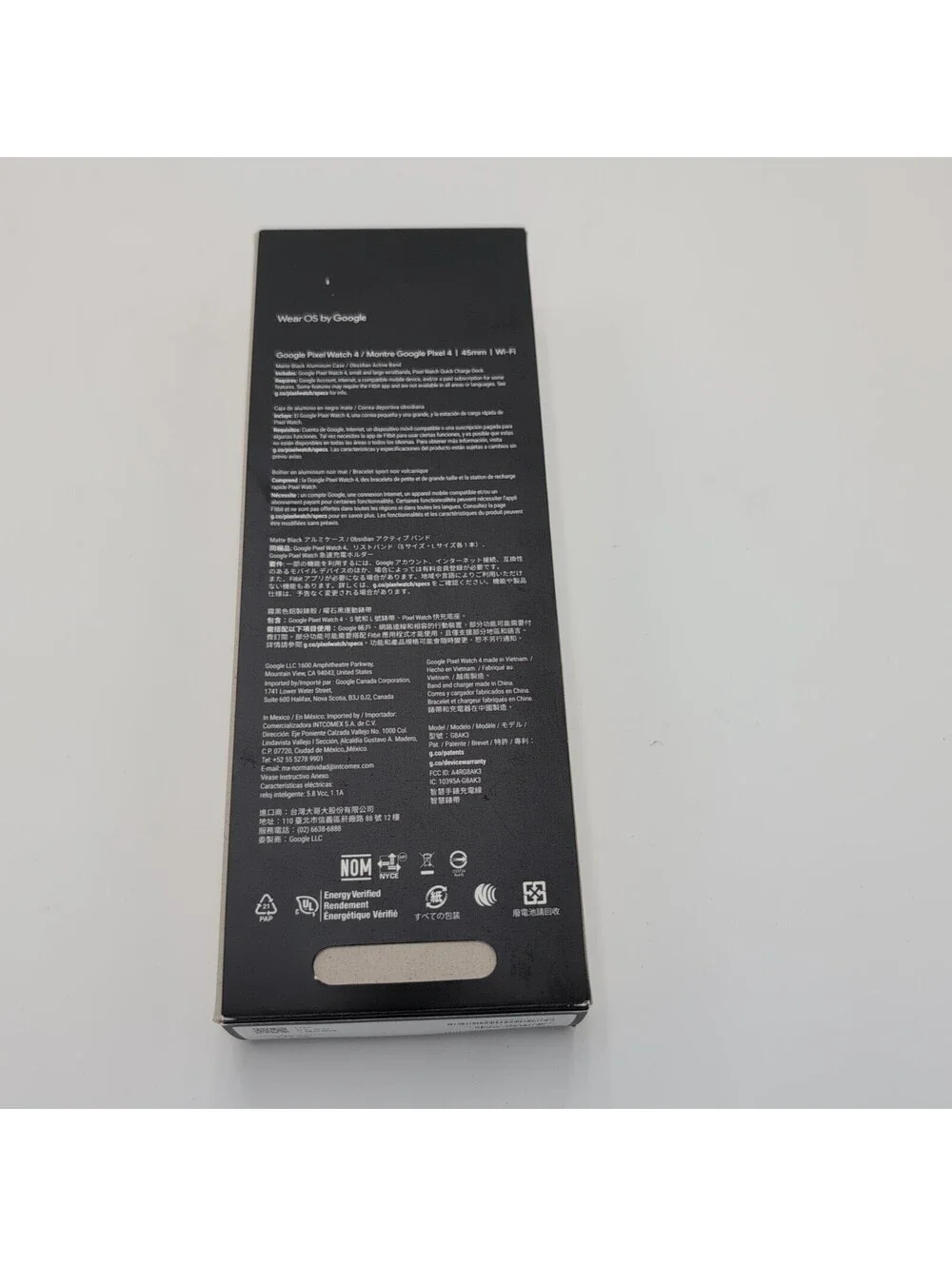 GOOGLE Pixel Watch 4 45mm WIFI Retail Box Packaging Replacement *EMPTY BOX* only